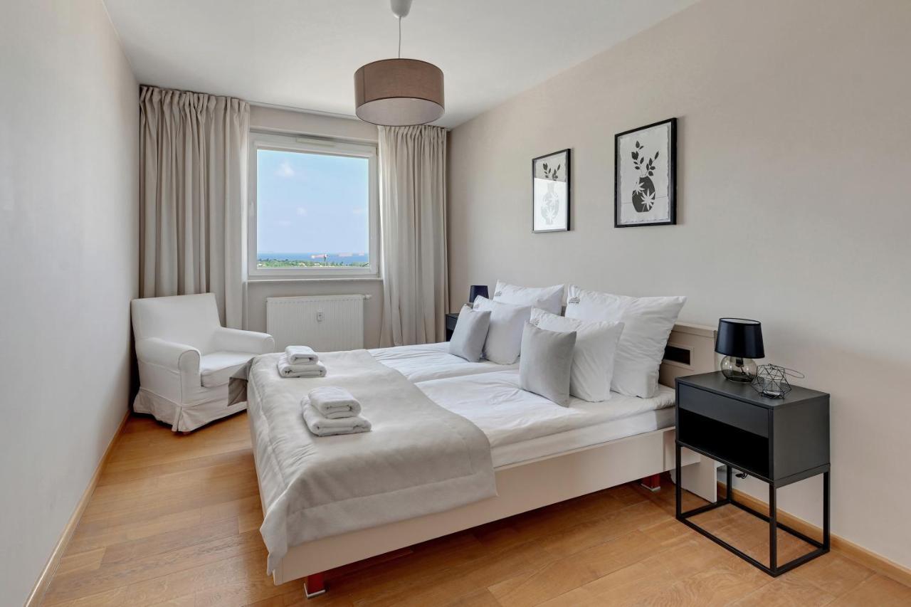 Top Floor Z Widokiem Na Morze By Downtown Apartments Gdansk Ngoại thất bức ảnh